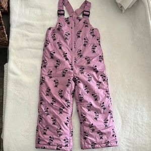 Baby Gap Toddler Snow Bib with Minnie Mouse Print